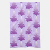 赤紫色の常緑樹 キッチンタオル (縦)