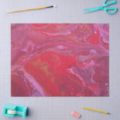 赤紫色の銅の白い抽象芸術の分離 薄葉紙 (クラフト)