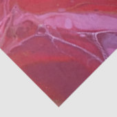 赤紫色の銅の白い抽象芸術の分離 薄葉紙 (詳細)