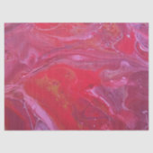 赤紫色の銅の白い抽象芸術の分離 薄葉紙 (正面)