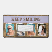 赤紫色保の4枚 デスクマット (キーボード&マウス)