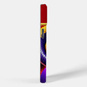 赤紫鮮やか白と黄のコブラはかりで測 Case-Mate iPhoneケース (裏面 / 右)