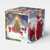 赤細工の休日お祝い：クリスマスとN フェイバーボックス (正面サイド)