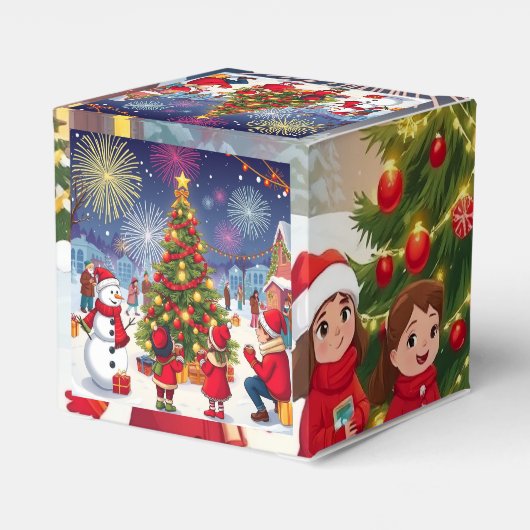 赤細工の休日お祝い：クリスマスとN フェイバーボックス (裏面サイド)