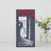 赤結婚したとメリー初めてのクリスマス | 写真の追加 シーズンカード (スタンド正面)