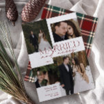 赤結婚したタータンチェックメリーモダン写真 シーズンカード<br><div class="desc">私たちの新しい赤素晴らしタータンチェックと結婚した4写真の導入メリーモダンモダンHoliday Card:タイポグラフィと大切な写真を取り上げたデザインとフェスティバルので。フロントミニマルは暖かいフェスティバルで補完され、赤と緑のタータンチェックの裏板を付け、あなたの個人的なメッセージと名前を結婚した許可パーソナライズされたする。休日の祝魅力のtouchであなたの特別な瞬間に最適。一致連絡製品の設計者。著作権Anastasia Surridge、全著作権所有。</div>