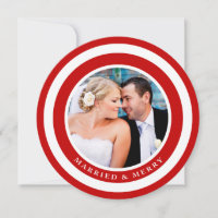 赤結婚したモダンメリーの聖降誕祭