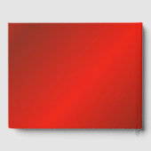 赤結婚のゲストブック、フェスティバルの装飾 ゲストブック (裏面)