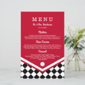 赤結婚のメニューと黒のパタ市松模様にーン (スタンド正面)