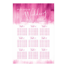 赤結婚ピンク抽象芸術アートテーブルプラン