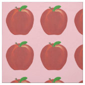 赤絵を描りんご緑離れのカスタム織物 ファブリック (見本)