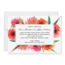 赤絵を描ポピーズフローラ結婚ズ