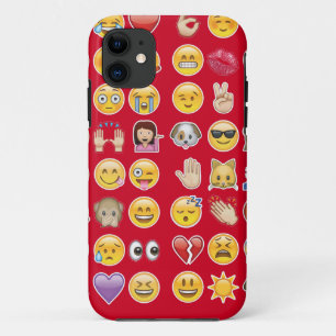 赤絵文字 iPhone 11 ケース