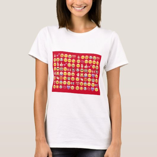 赤絵文字 Tシャツ (正面)