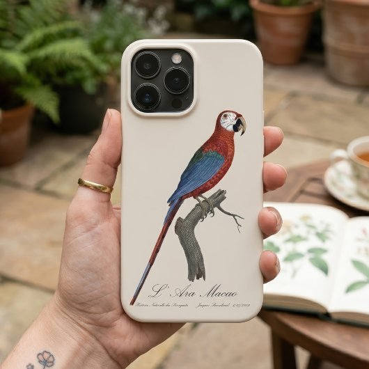 赤緑のコンゴウインコ、Ara chloropterus Case-Mate iPhoneケース