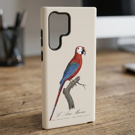 赤緑のコンゴウインコ、Ara chloropterus Samsung Galaxyケース