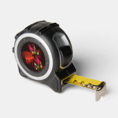 赤緑のフローラモダン抽象芸術アートパターン#02 メジャー (傾斜)