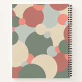 赤緑の分子 スパイラル ノートブック (裏面)