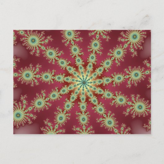 赤緑の星 ポストカード (正面)
