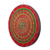 赤緑の金ゴールドリングや輪 ダーツボード (正面右)
