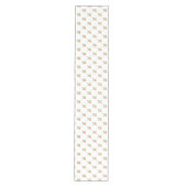 赤緑甘いクリスマスキャンディクールケーン柄 ミディアムテーブルランナー (正面)