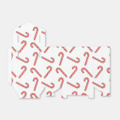 赤緑白のキャンディーケインスケッチ フェイバーボックス (折り畳みなし)