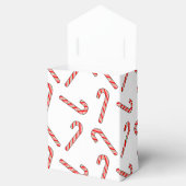 赤緑白のキャンディーケインスケッチ フェイバーボックス (オープン)