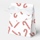 赤緑白のキャンディーケインスケッチ フェイバーボックス (正面サイド)