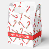 赤緑白のキャンディーケインスケッチ フェイバーボックス (オープン)