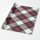 赤緑白の給仕クリスマスプレド ラッピングペーパー (アンロールド)