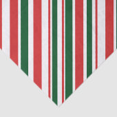 赤緑白ストライプの 薄葉紙 (詳細)