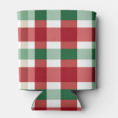 赤緑白チェッカークーラーボックス 缶クーラー (裏面)