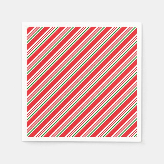 赤緑白玉杖パタンカスタム スタンダードカクテルナプキン (正面)