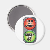 赤緑色灯 マグネット (正面/裏面)