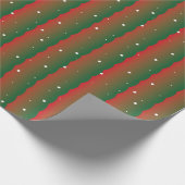 赤緑色 ラッピングペーパー (角)