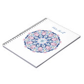 赤緑黄色フローラ曼荼羅 ノートブック (左側)