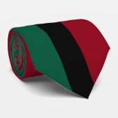 赤緑黒パンアフリカ ネクタイ (ロール)