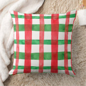 赤緑20x20装飾用クッション クッション (ブランケット)