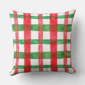 赤緑20x20装飾用クッション クッション (裏面)