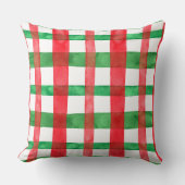 赤緑20x20装飾用クッション クッション (正面)