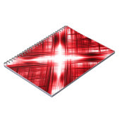 赤線が交差する ノートブック (左側)