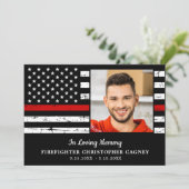 赤線シンパス消防士記念葬儀 サンキューカード (スタンド正面)