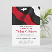 赤線ファイアマンパーティー消防士卒業 招待状 (スタンド正面)