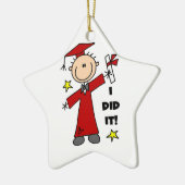 赤線図男性研究科 セラミックオーナメント (左)