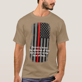 赤線消防士アメリカ国旗の愛国者 Tシャツ