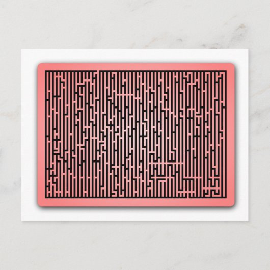 赤線迷路 ポストカード (正面)