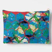 赤線。 アクセサリーポーチ (裏面)