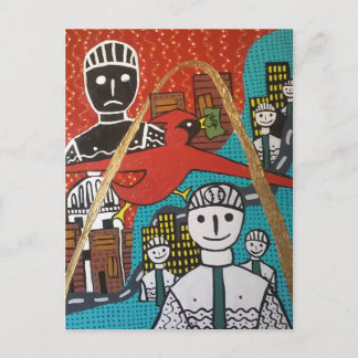 赤線、ブルーライン郵便はがき ポストカード