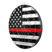 赤線(米国国旗) ダーツボード (正面右)