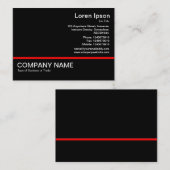 赤線v2 – 黒 名刺 (正面/裏面)